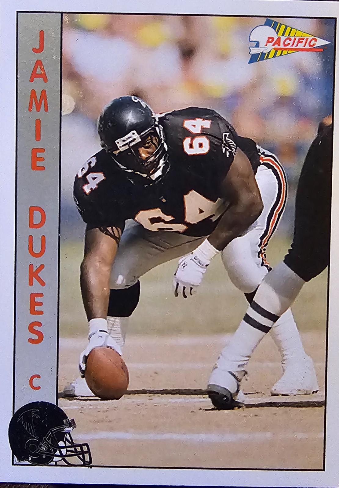 Jamie Dukes #341 Football Cards 1992 Pacific