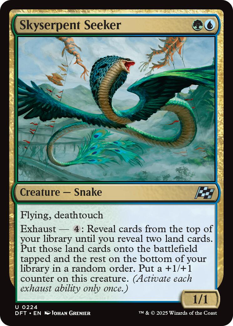 Skyserpent Seeker #224 Magic Aetherdrift