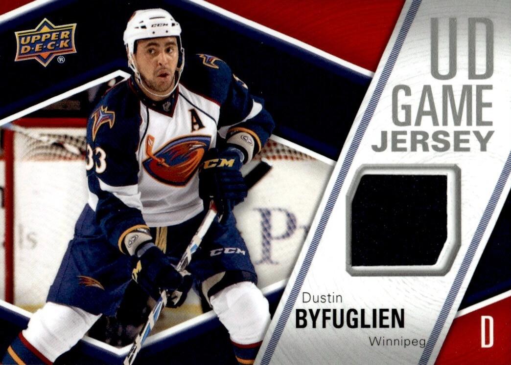 Dustin Byfuglien #GJ-BY 2011-12 Upper Deck Hockey UD Game Jersey