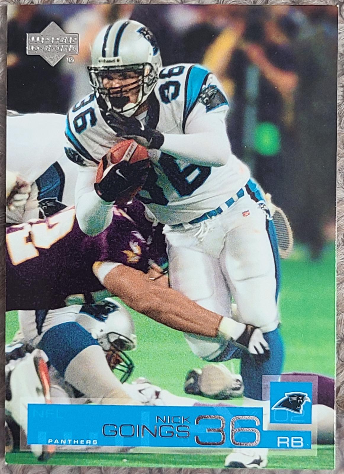 Nick Goings #26 Football Cards 2002 Upper Deck