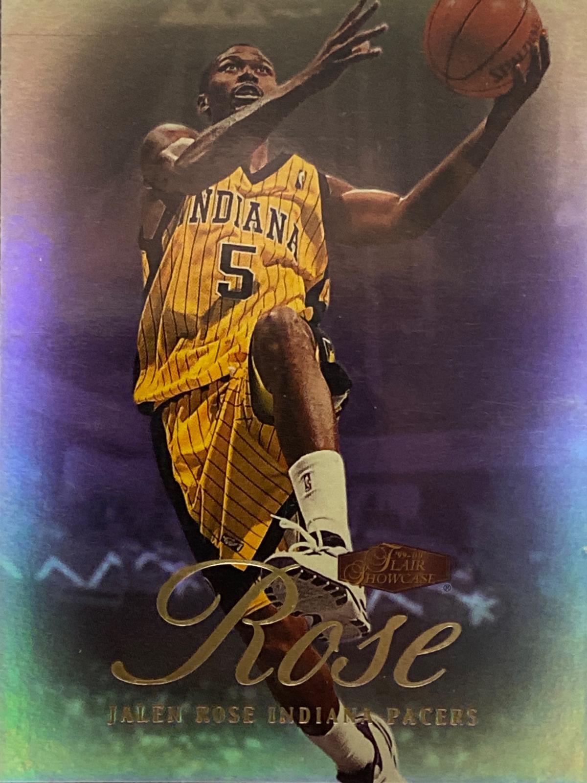 Jalen Rose #95 1999-00 Flair Showcase Basketball