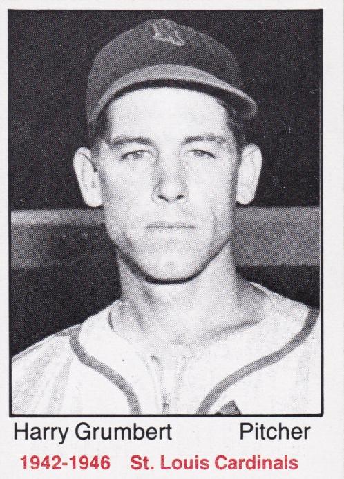 Harry Gumbert #44 1983 Tcma 1942 46 St Louis Cardinals Baseball