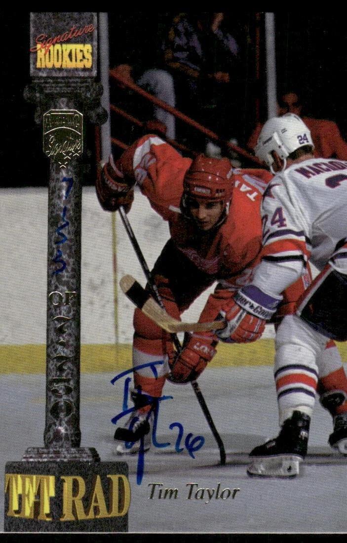 Tim Taylor #CXVI Hockey Cards 1994 Signature Rookies Tetrad