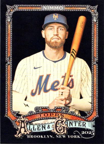 Brandon Nimmo #238 2025 Topps Allen & Ginter Baseball