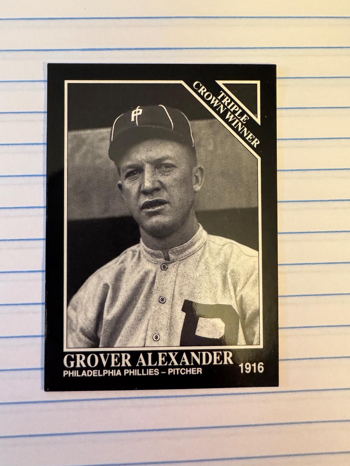 Grover Alexander #534 1992 Conlon Collection Baseball