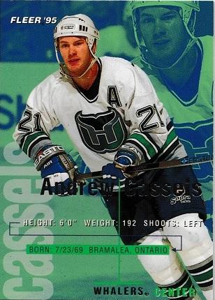 Andrew Cassels #86 Hockey Cards 1994 Fleer