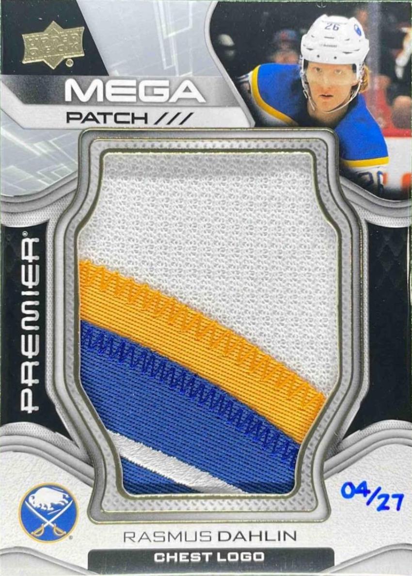 Rasmus Dahlin #PMP-RD 2022 Upper Deck Premier Mega Patch Hockey