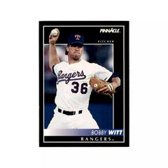 Bobby Witt #451 Baseball Cards 1992 Pinnacle Prices
