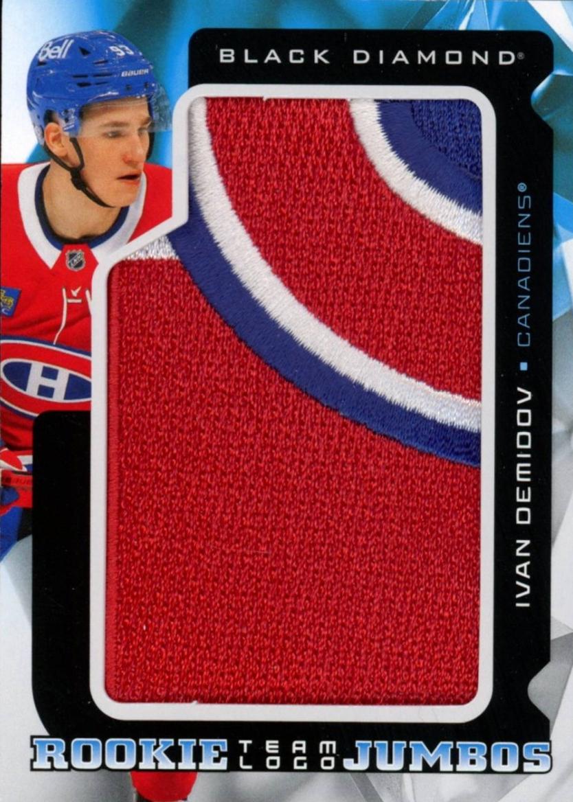 Ivan Demidov #RTL-ID 2025-26 Upper Deck Black Diamond Hockey Rookie Team Logo Jumbo Patch Auto