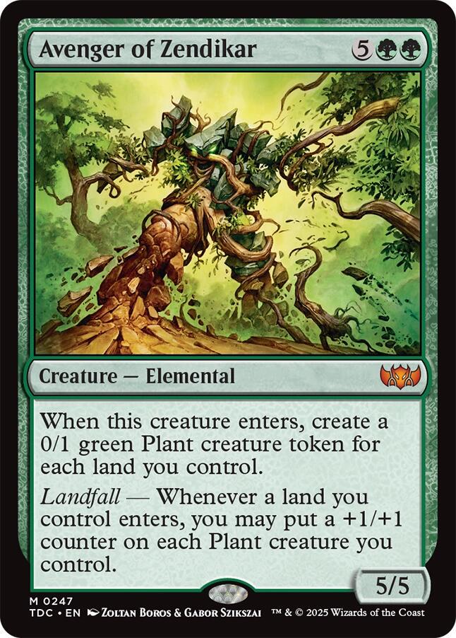Avenger of Zendikar #247 Magic Tarkir: Dragonstorm Commander
