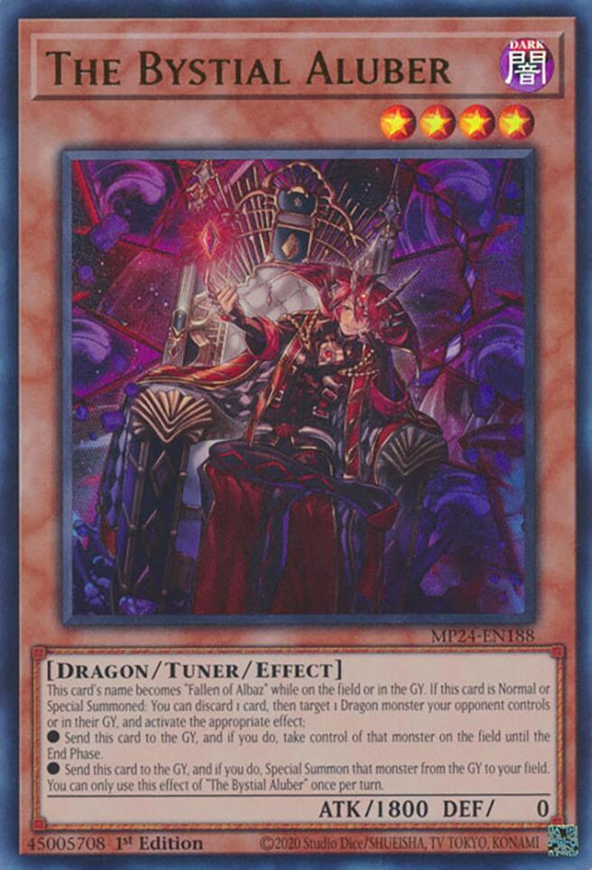 The Bystial Aluber MP24-EN188 YuGiOh 25th Anniversary Tin: Dueling Mirrors