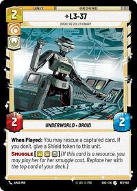 L3-37 - Droid Revolutionary #197 Star Wars Unlimited: Shadows of the Galaxy