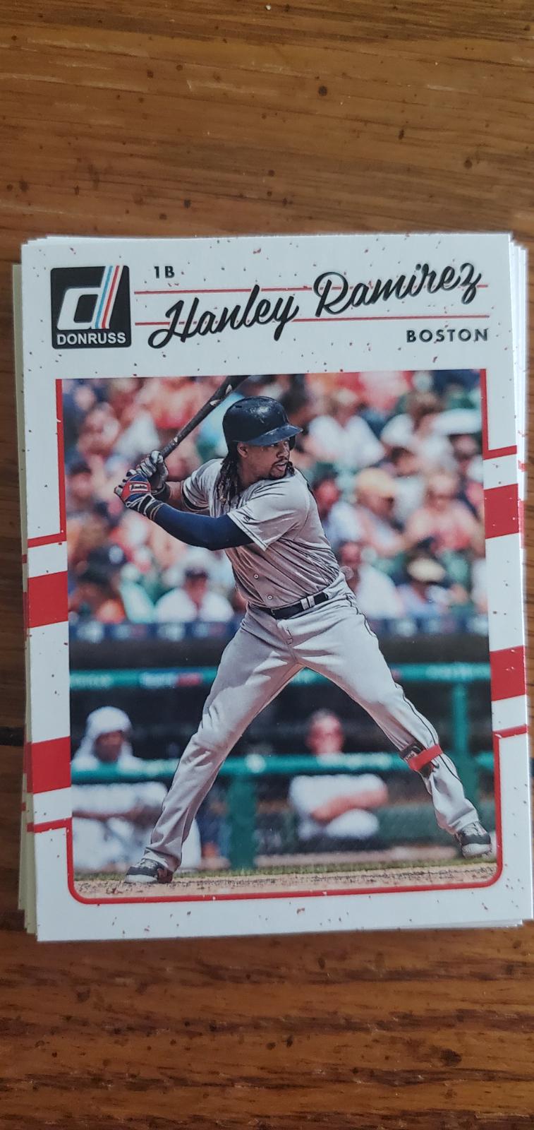 Hanley Ramirez #65 2017 Panini Donruss Baseball