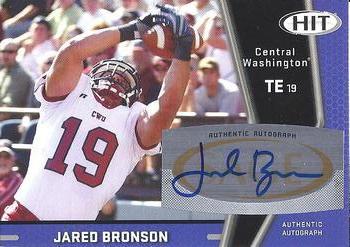 Jared Bronson #A91 2009 Sage Hit Autographs Football
