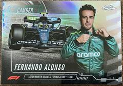 2021 Topps Chrome F1 Fernando Alonso Orange Checker Flag Ref 10/25 PSA 2021 Topps Chrome F1 Fernando Alonso Orange Checker Flag Ref 10/25 PSA