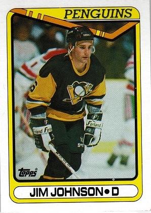 Jim Johnson #98 1990-91 Topps Hockey