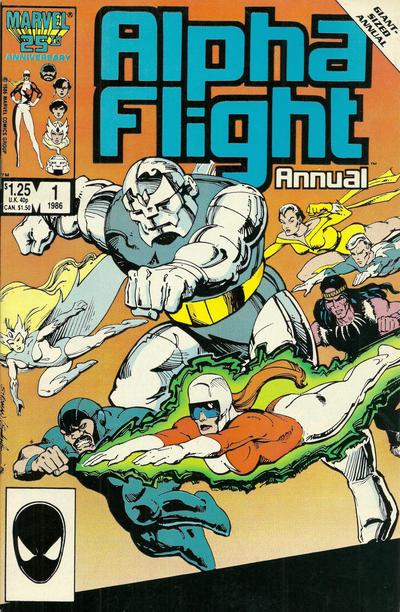 Alpha Flight Annual #1 #1 (1986) Comic Books Alpha Flight