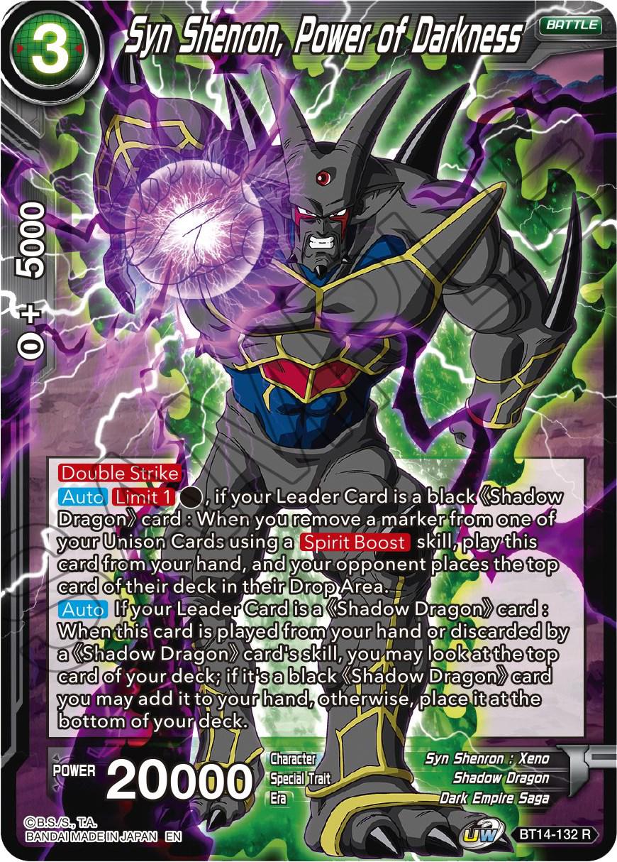 Syn Shenron, Power of Darkness BT14-132 Dragon Ball Super Cross Spirits