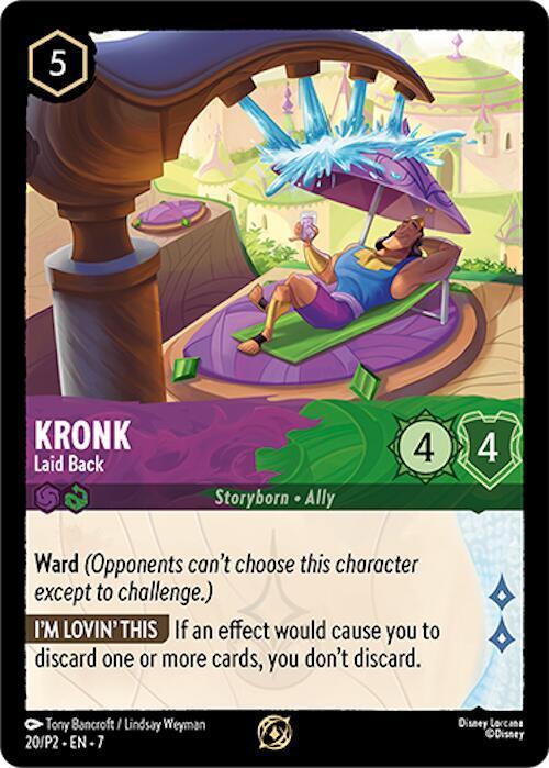 Kronk - Laid Back #20 Lorcana Promo