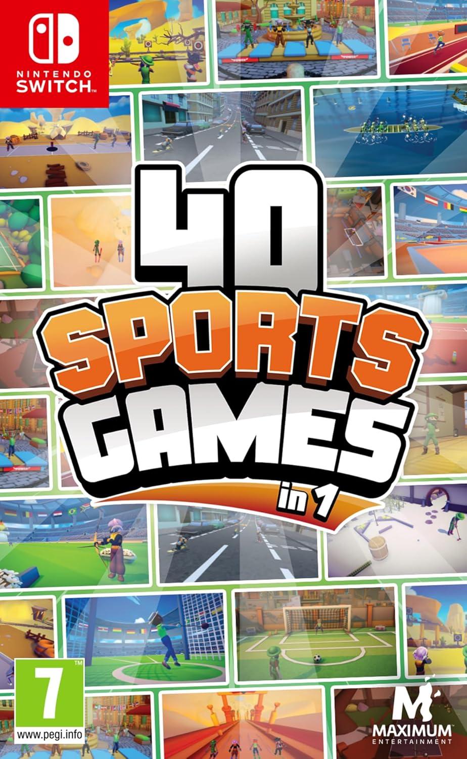 Carátula de 40 Sports Games In 1 para Switch (edición PAL España)