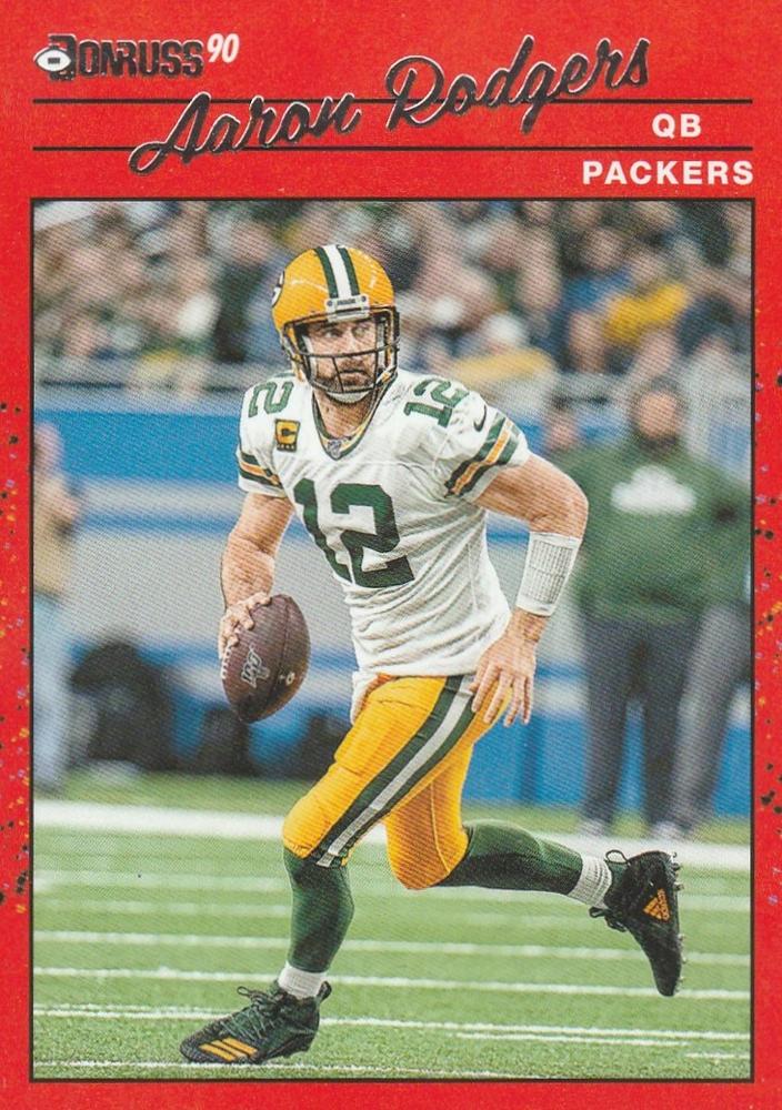 Aaron Rodgers #R90-AR 2020 Panini Donruss Retro 1990 Football