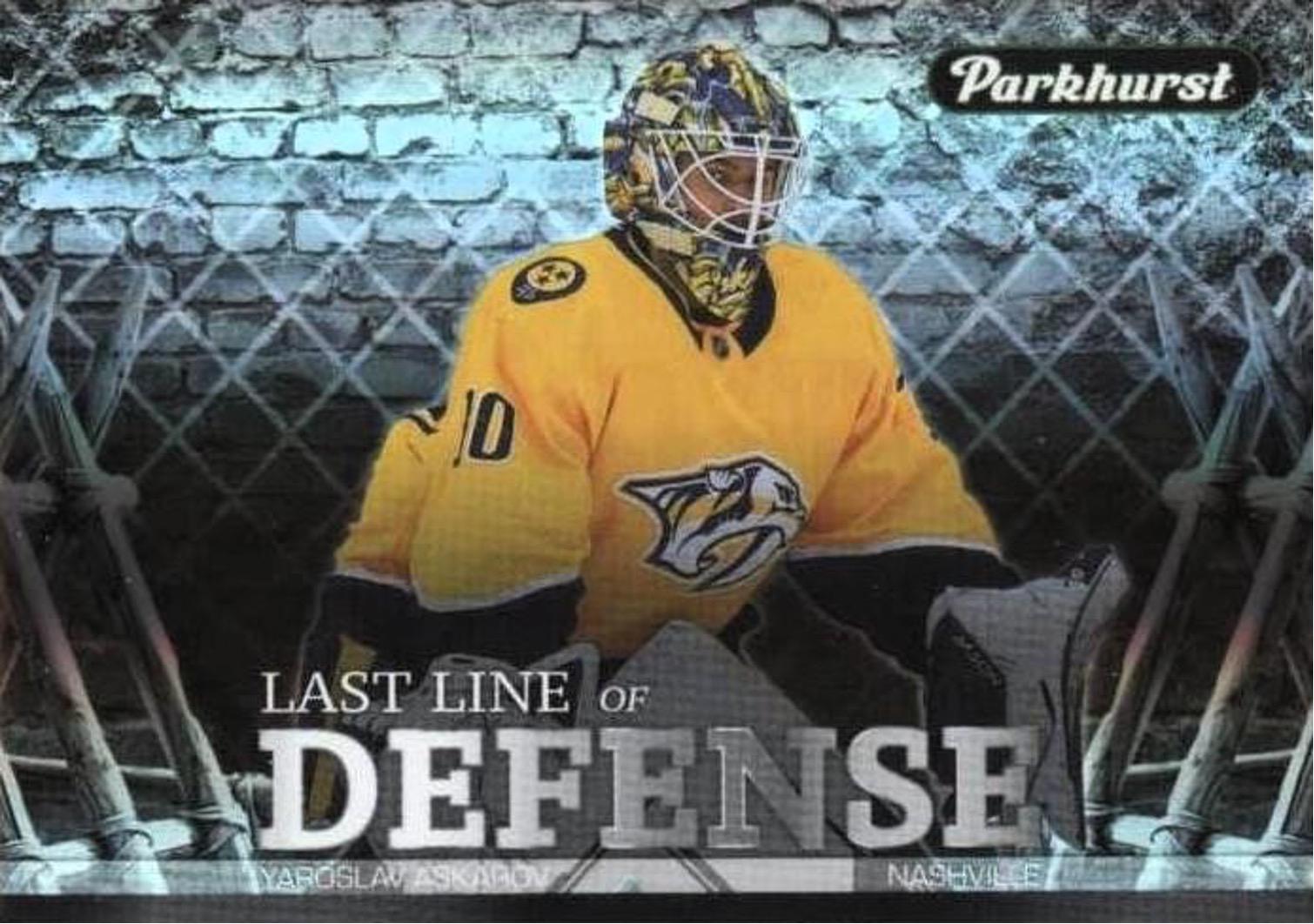 Yaroslav Askarov #LD-21 2023 Parkhurst Last Line Of Defense Hockey