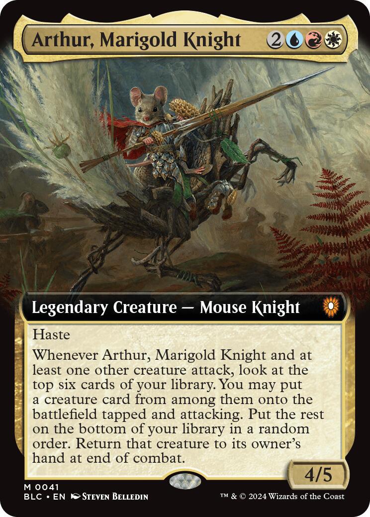 Arthur, Marigold Knight (Magic Bloomburrow Commander)