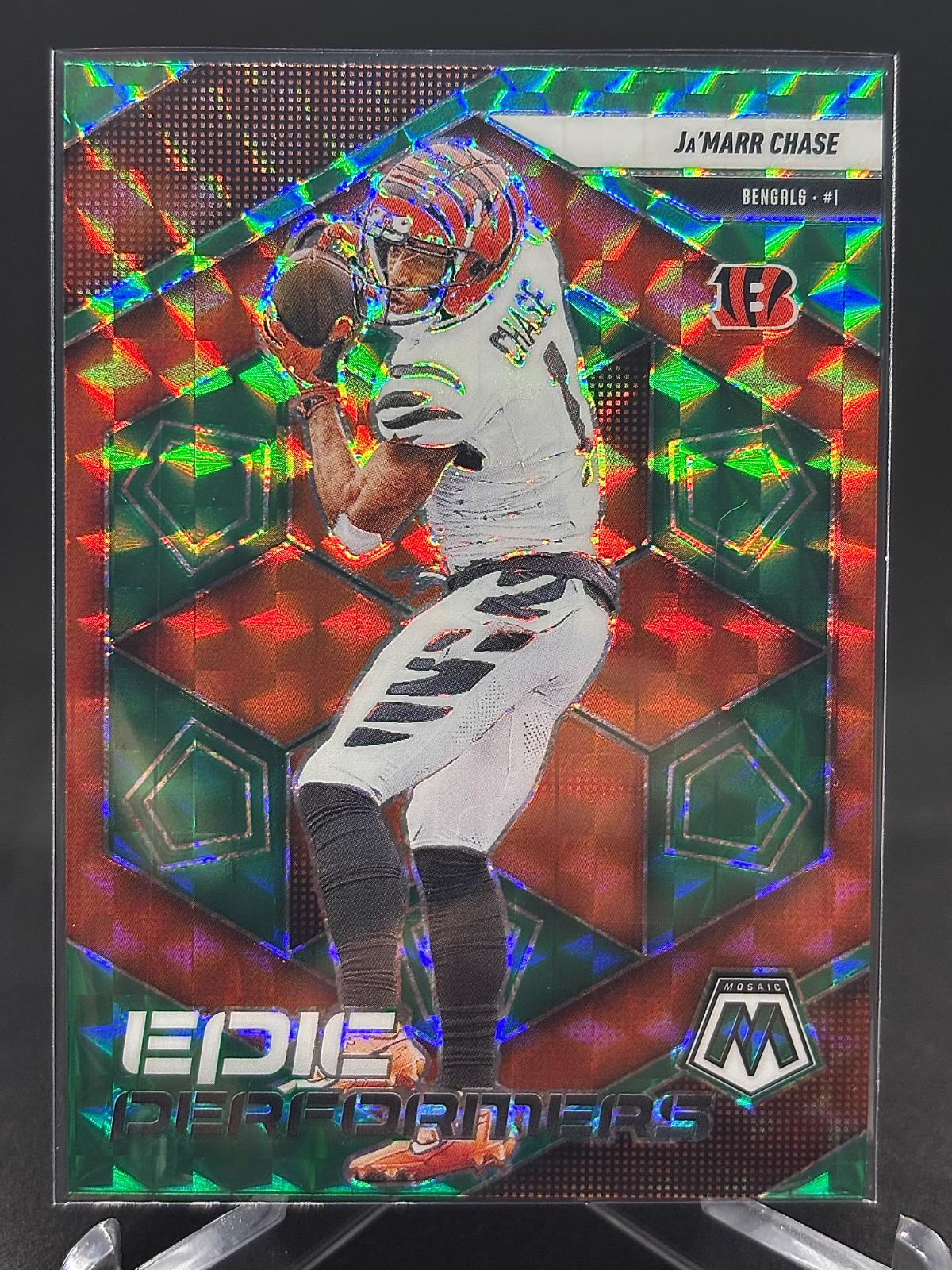 Ja'Marr Chase [Mosaic Green] #1 Prices | 2025 Panini Mosaic Epic