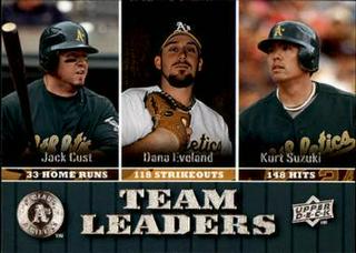 Jack Cust / Dana Eveland / Kurt Suzuki