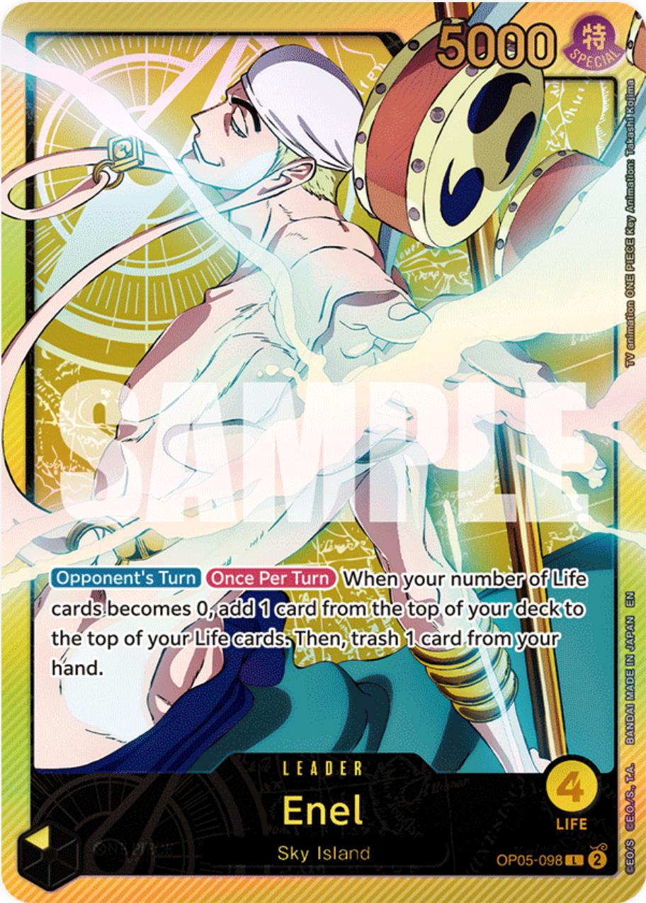 Enel OP05-098 One Piece Extra Booster Anime 25th Collection