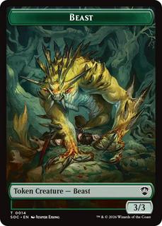 Beast // Fractal Double-Sided Token