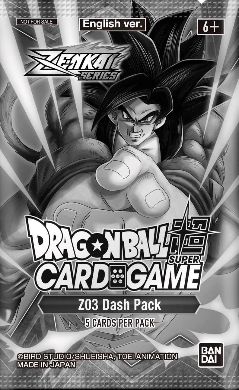 Z03 Dash Pack Dragon Ball Fusion World Promos