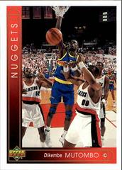 Dikembe Mutombo #55 Basketball Cards 1993 Upper Deck Prices