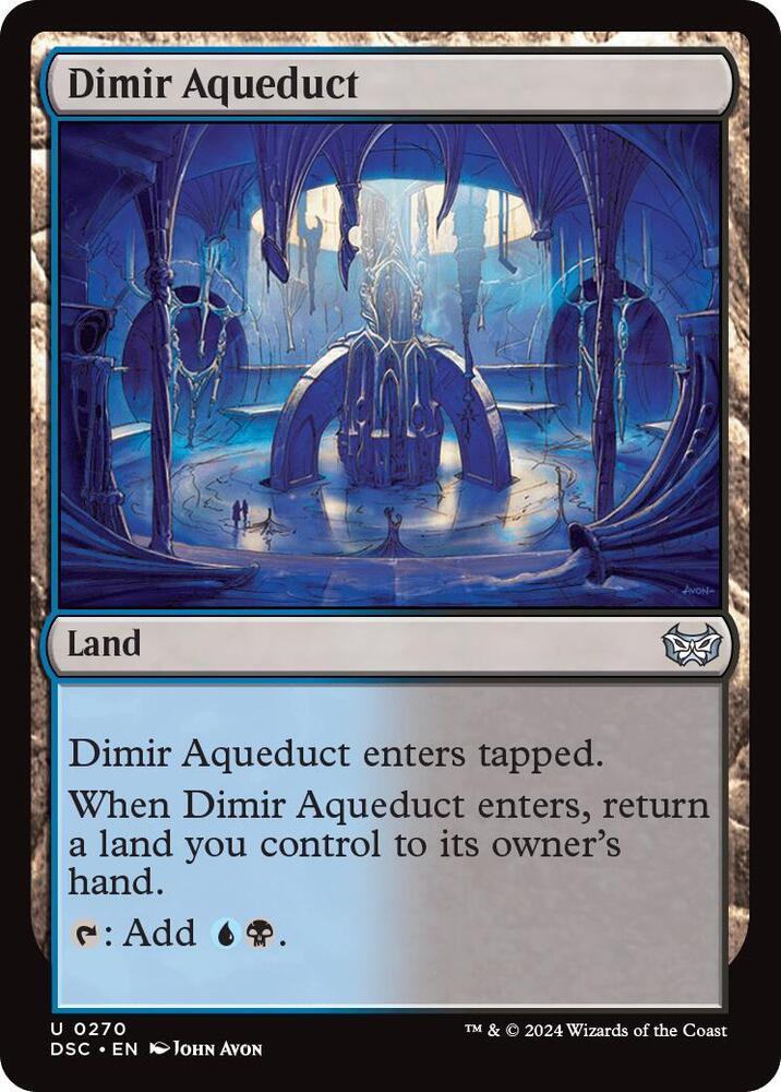 Dimir Aqueduct #270 Magic Duskmourn: House of Horror Commander