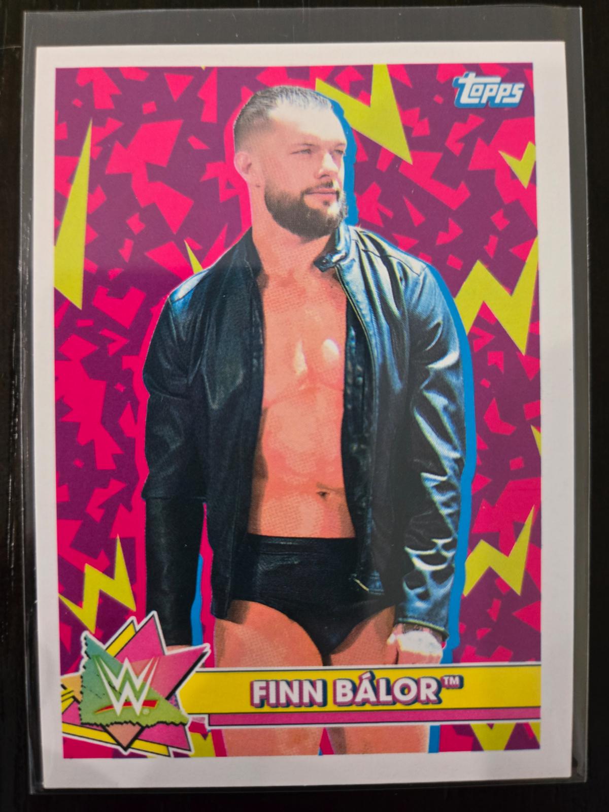 Finn Balor #S-7 Wrestling Cards 2021 Topps Heritage WWE Superstar Stickers