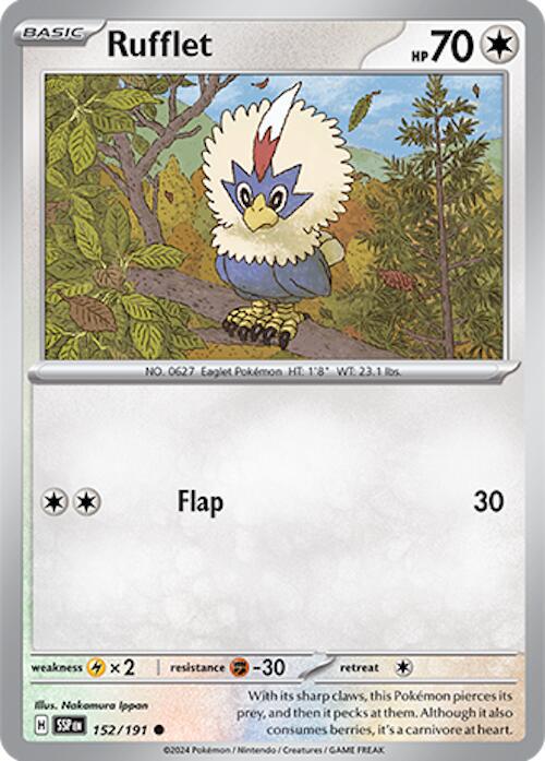 Rufflet #152 Pokemon Surging Sparks