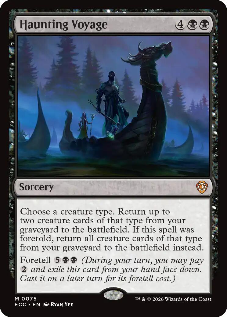 Haunting Voyage (Magic Lorwyn Eclipsed Commander)