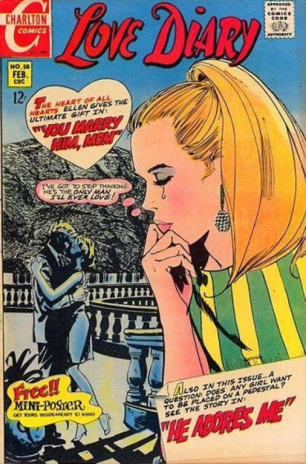 Love Diary #58 (1968) Comic Books Love Diary