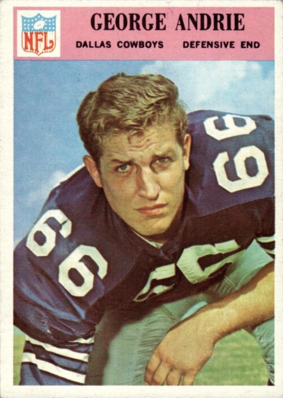 George Andrie #54 Football Cards 1966 Philadelphia