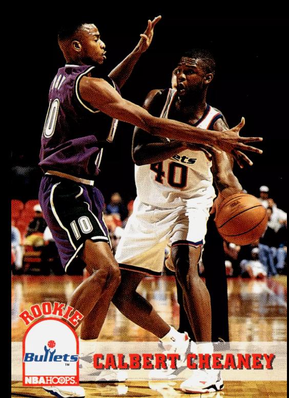 Calbert Cheaney #416 Basketball Cards 1993 Hoops
