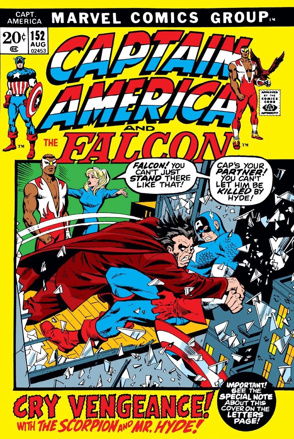 Captain America #152 (1972) Comic Books Captain America