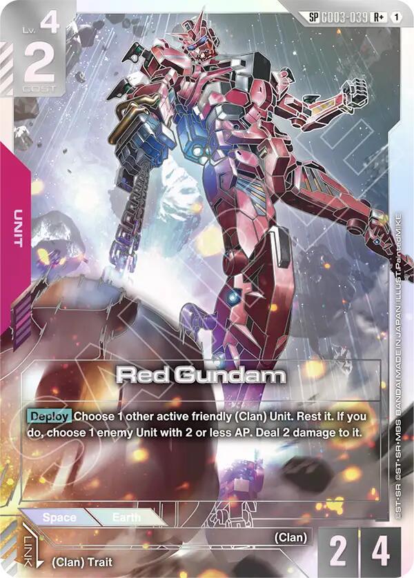 Red Gundam [SP Holo] #GD03-039 Prices | Gundam Phantom Aria