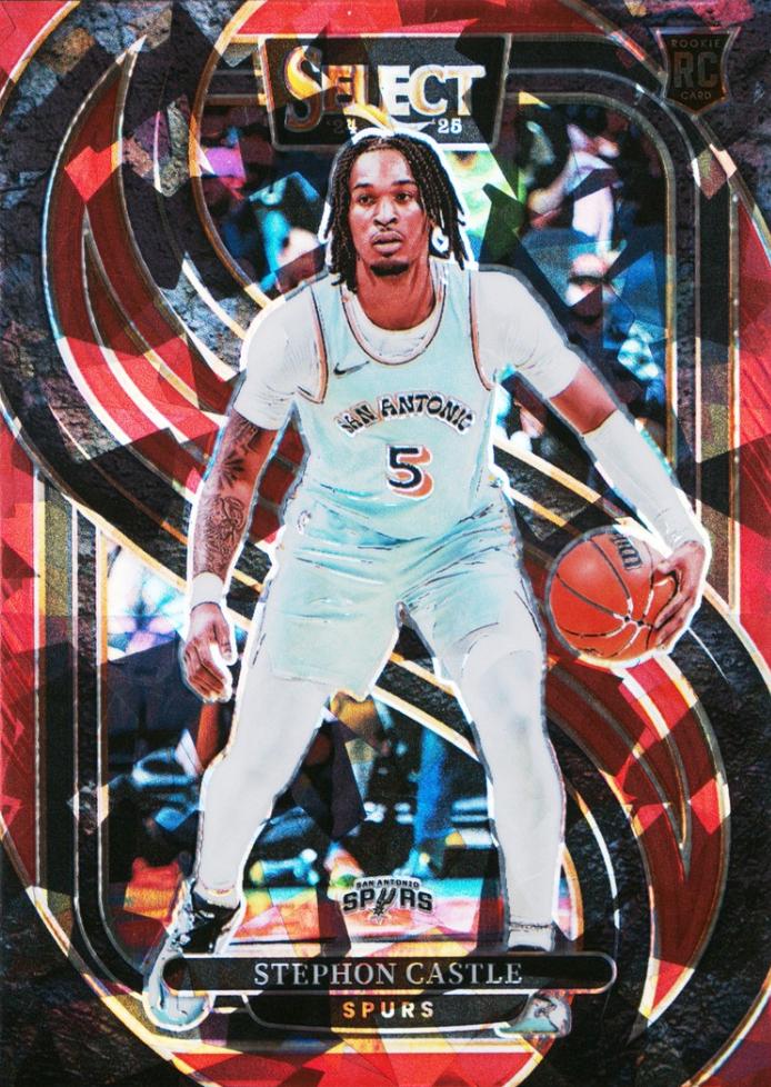 2024 Stephon Castle [Red Cracked Ice Prizm] #175