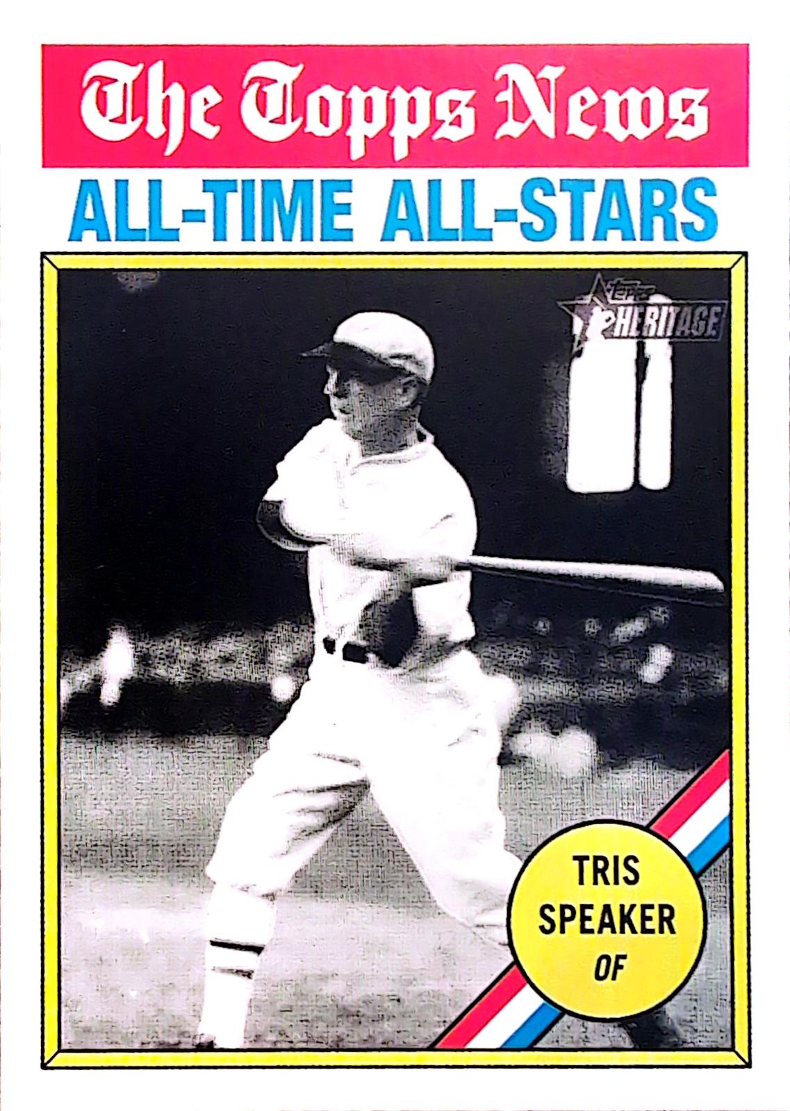 Tris Speaker #347 Baseball Cards 2025 Topps Heritage