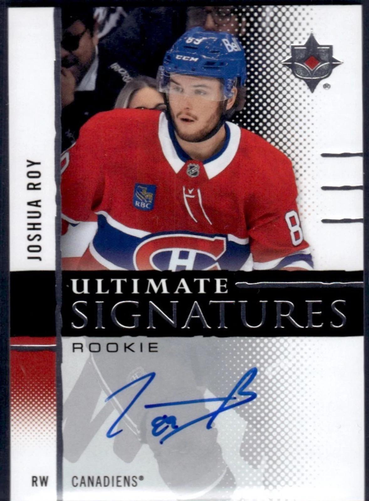 Joshua Roy #URS-JR Prices [Rookie] | 2024 Ultimate Collection Rookie ...