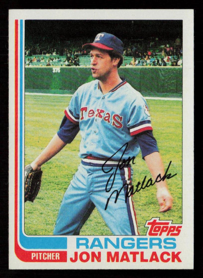 Jon Matlack (1982 Topps)
