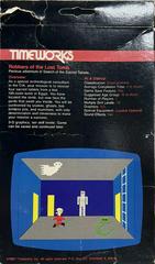 US Back Cover | Robbers Of The Lost Tomb Commodore 64