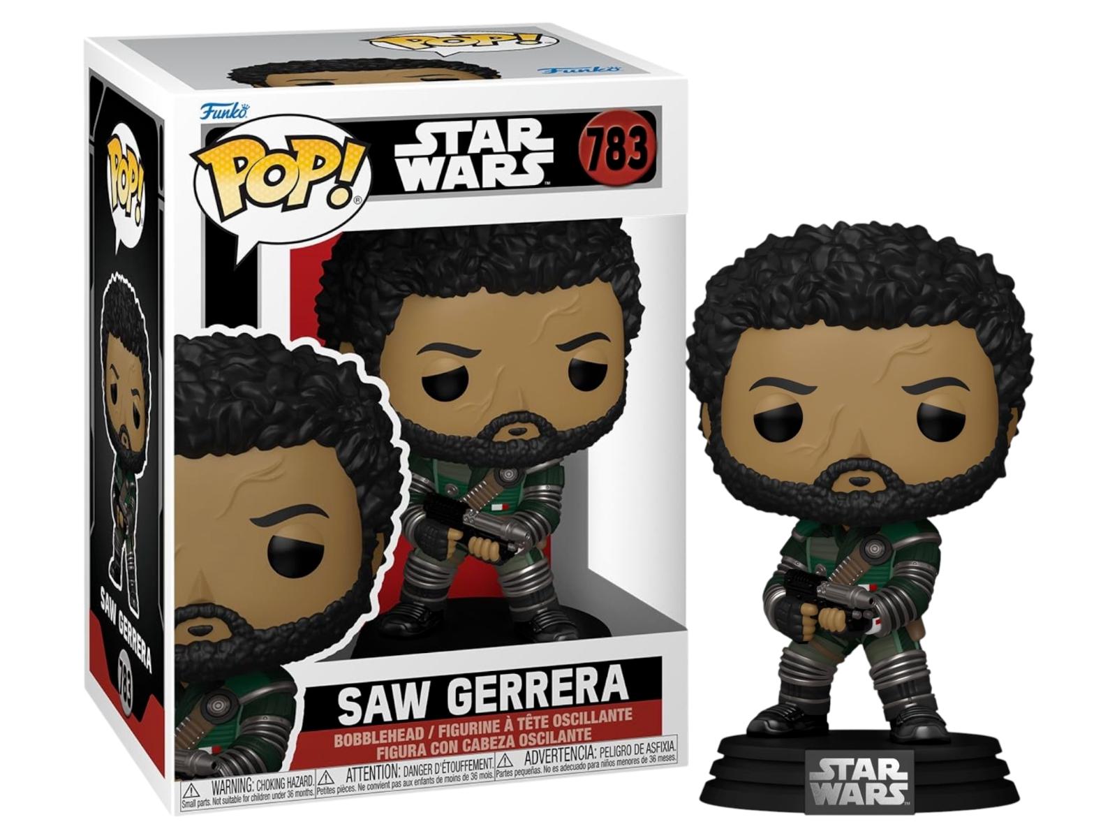 Saw Gerrera #783 Star Wars Funko Pop box and figure