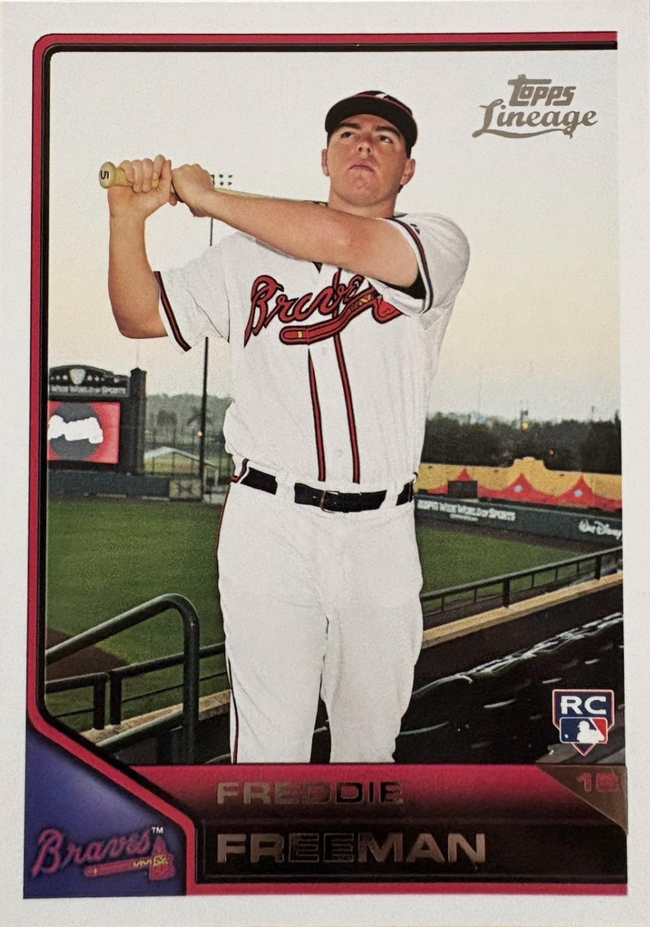 Freddie Freeman #146 Baseball Cards 2011 Topps Lineage