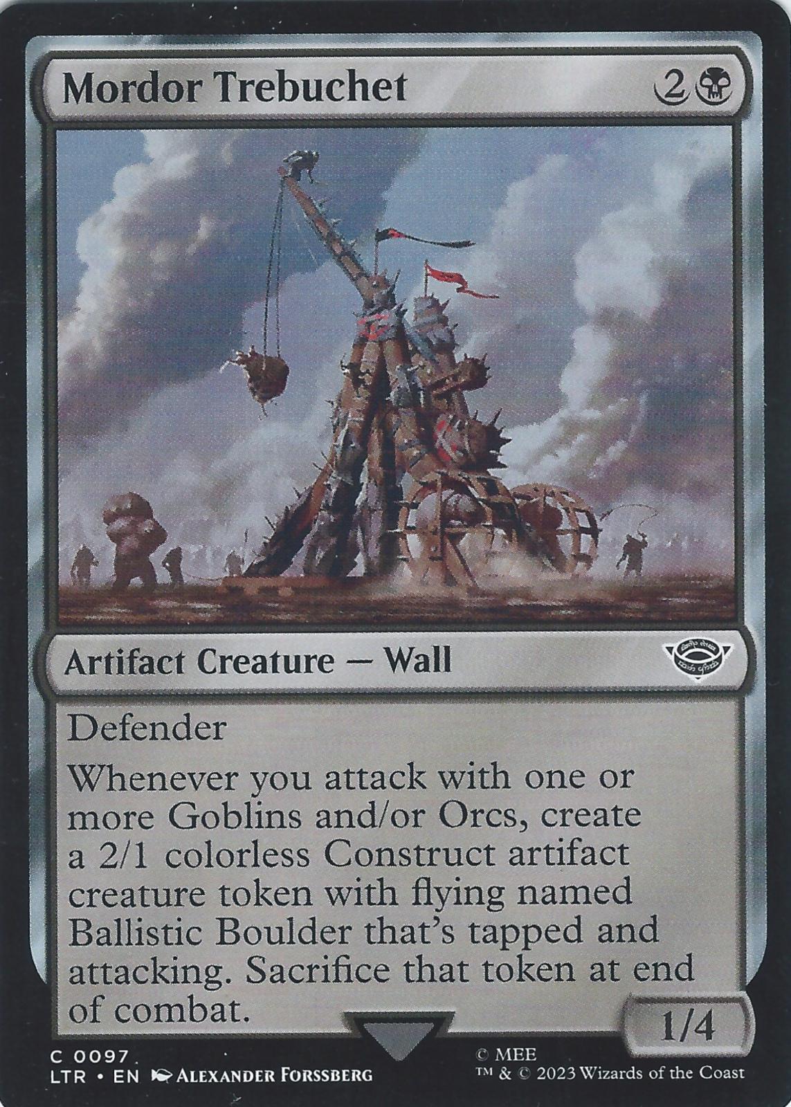 Mordor Trebuchet #97 Magic Lord of the Rings